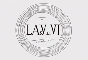 circle with written quote: "L a v i t a  è  c i ò  c h e  t i  a c c a d e  m e n t r e  s e i  i m p e g n a t o  a  f a r e  a l t r i  p r o g e t t i." tattoo idea