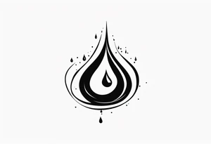 Tears bouncing off tattoo idea