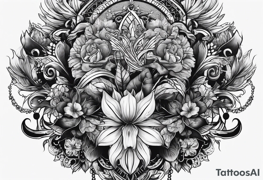 Rupestre peteoglyphe tattoo idea