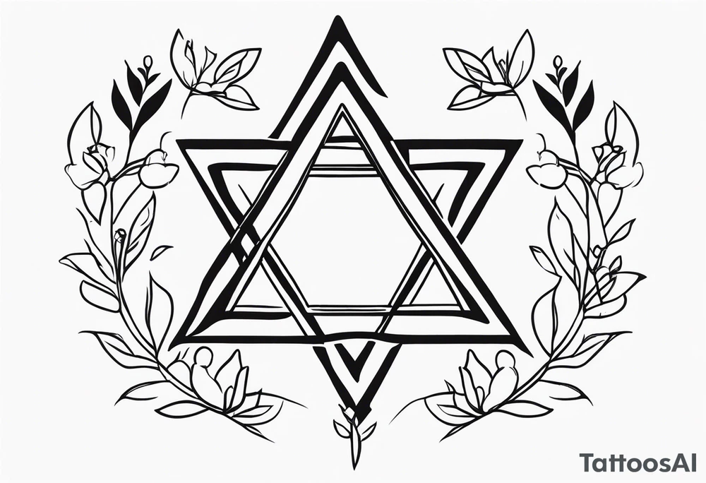 tattoo to signify jewish family tattoo idea