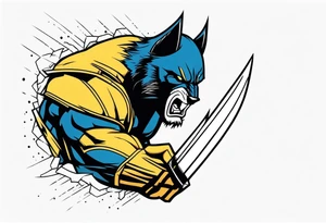 Wolverine tattoo idea