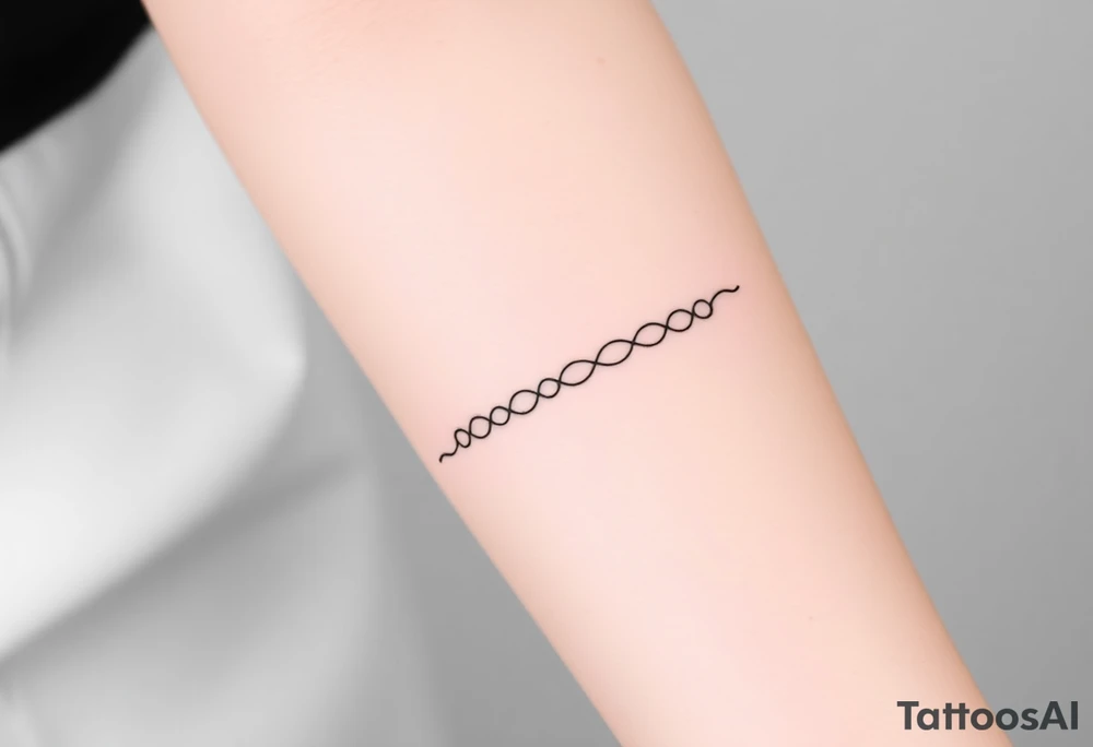 A band of scaled around the arm tattoo idea