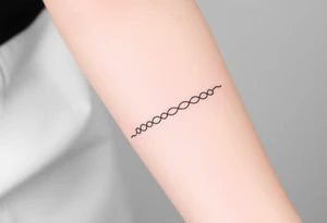 A band of scaled around the arm tattoo idea
