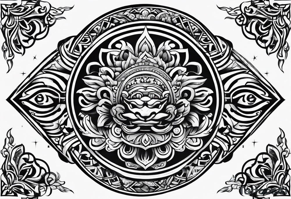 Vietnamese tribal tattoo tattoo idea