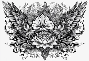 coeur brisé à l'infini tattoo idea
