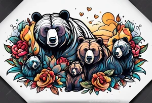 Bear Family tattoo idea