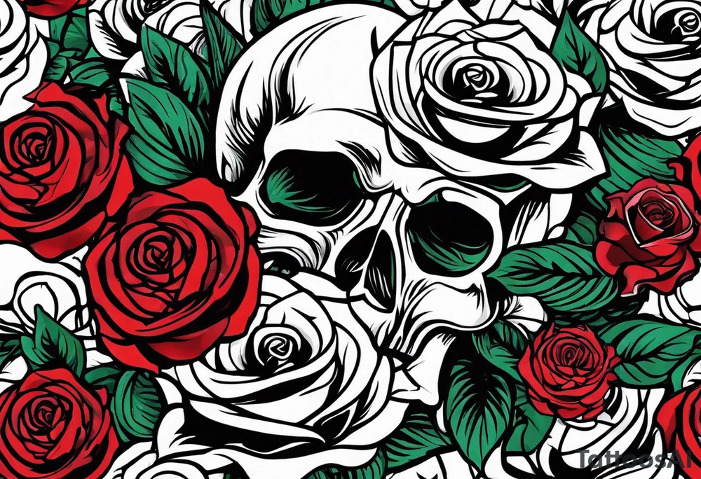 detroit city  , roses , ♍️ tattoo idea