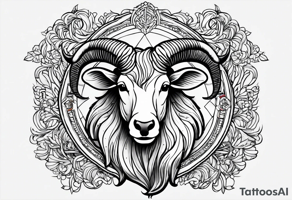 Aries sign tattoo idea