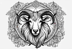 Aries sign tattoo idea