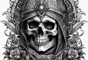 necromancer from diablo games tattoo idea