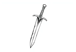 generate a sword tattoo idea