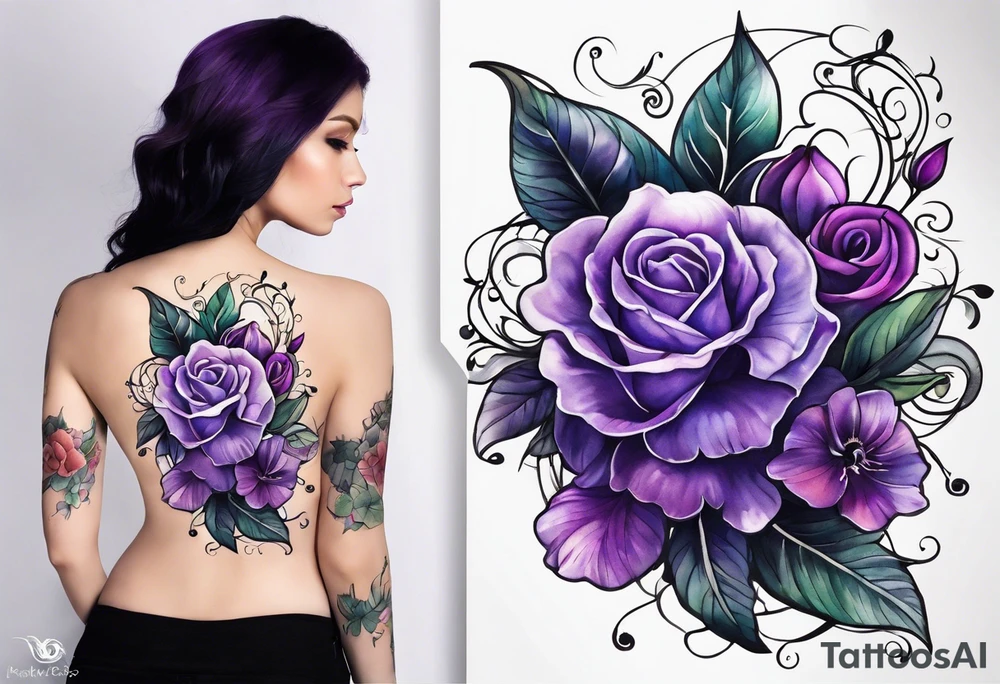 Violet tattoo idea