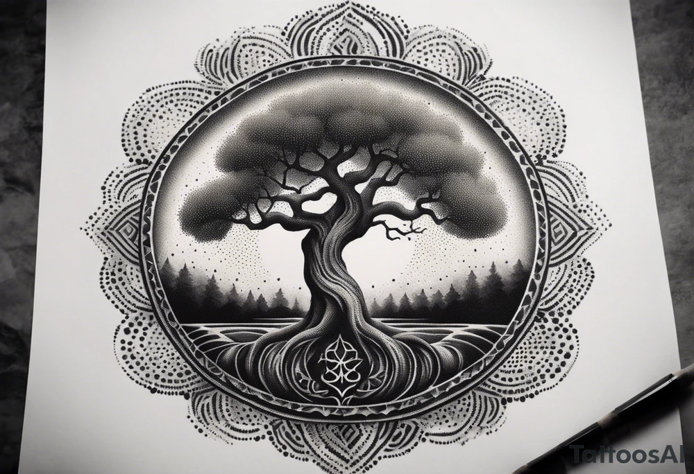 Yggdrasil tattoo idea