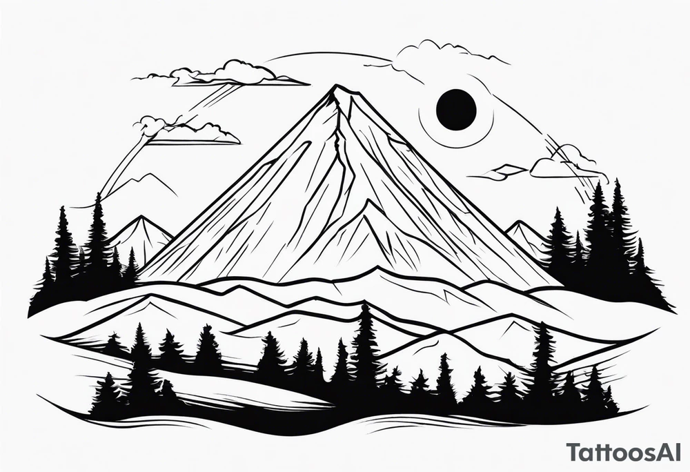 Mount ararat tattoo idea