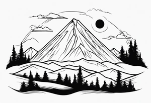 Mount ararat tattoo idea