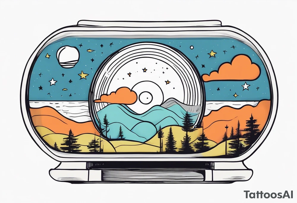 the twilight zone. vintage. cute tattoo idea