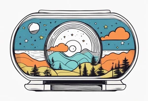 the twilight zone. vintage. cute tattoo idea