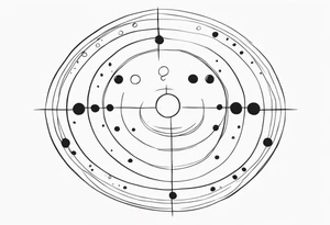 Moon phases tattoo idea