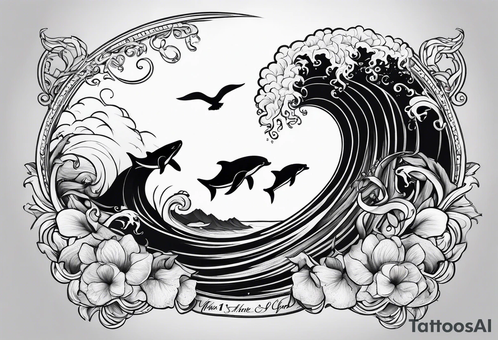 Sea goat tattoo idea