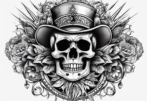 Death and gambling tattoo idea