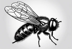 A small fly 🪰 tattoo idea