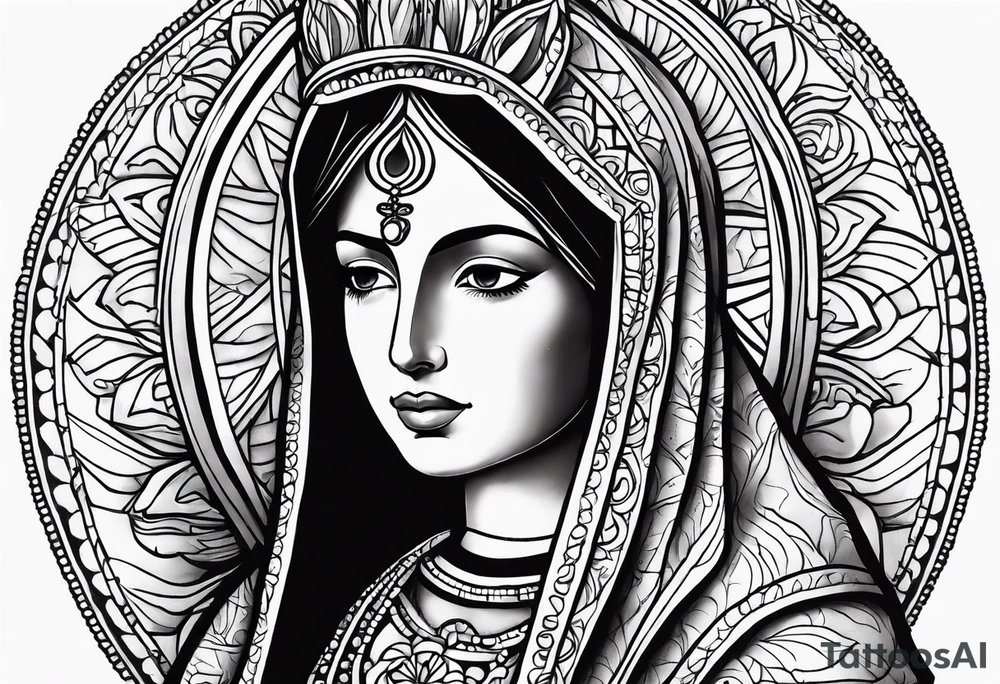Lady Guadalupe tattoo idea