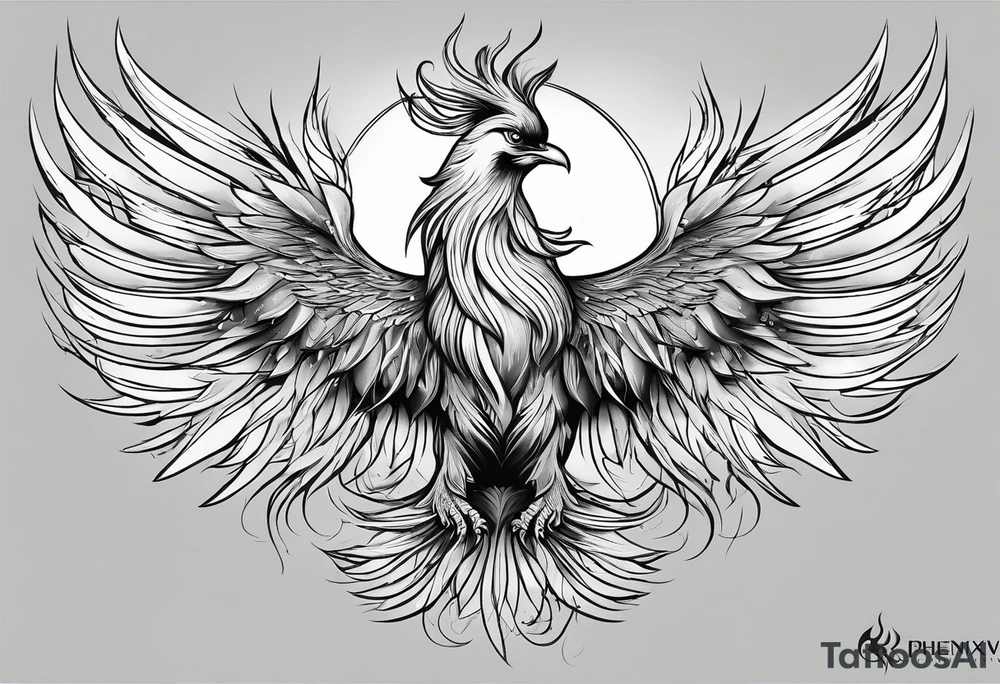 kutuev | Small phoenix tattoos, Phoenix tattoo, tattoo idea