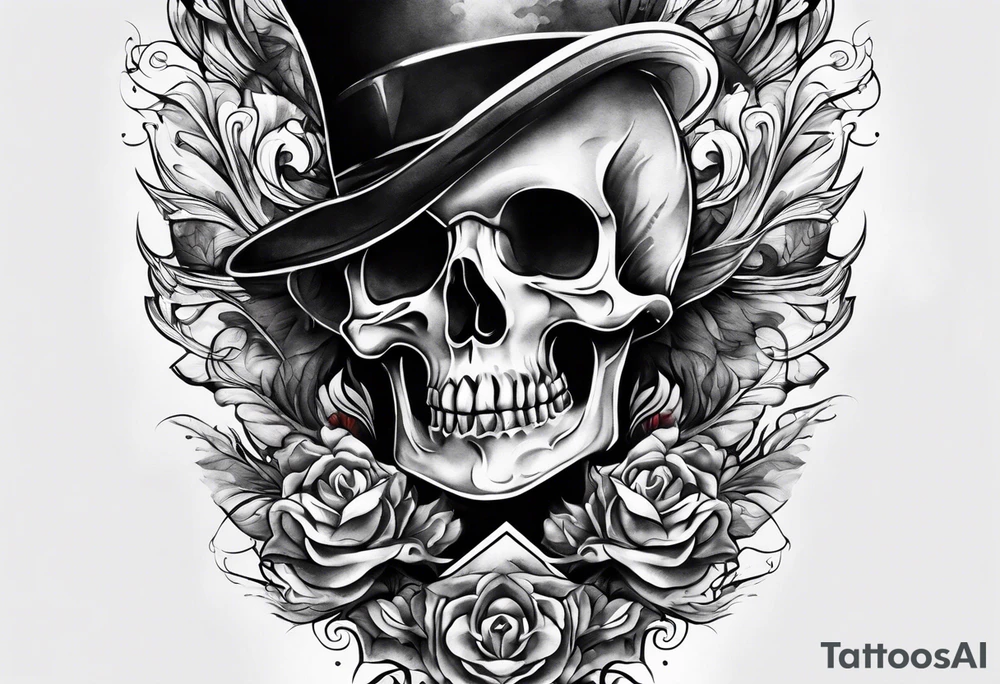 smoke pattern tattoo idea