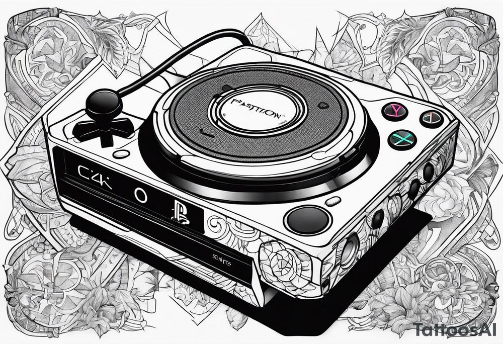 Carte, PlayStation tattoo idea