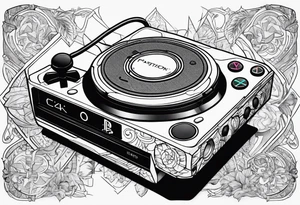 Carte, PlayStation tattoo idea