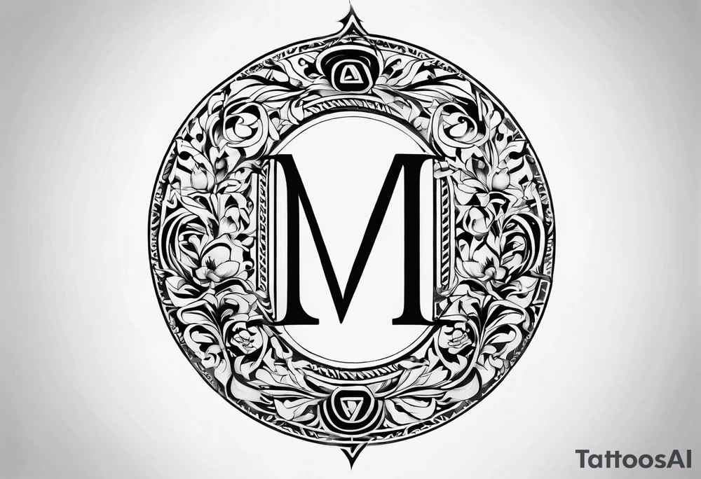Greek letters  minalistic tattoo idea