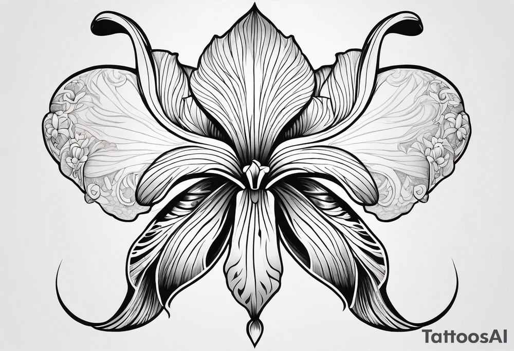 Goddess iris tattoo idea