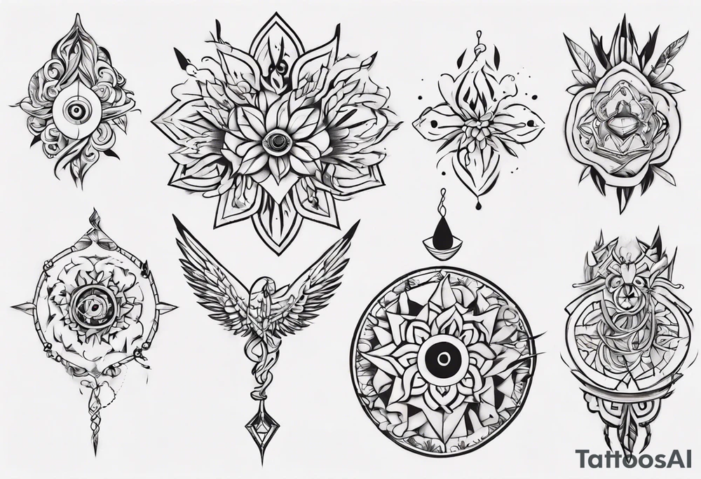 Name Neha tattoo idea