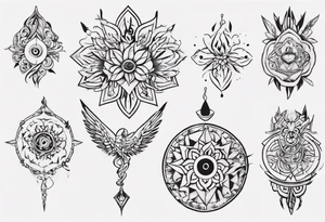 Name Neha tattoo idea