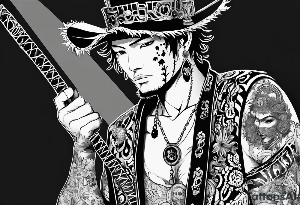 trafalgar law tattoo tattoo idea
