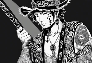 trafalgar law tattoo tattoo idea