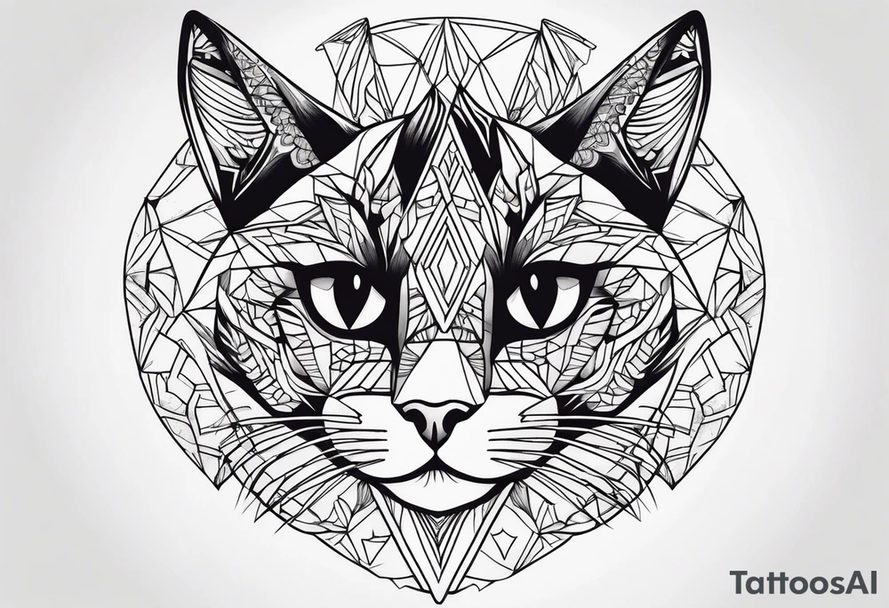 Black Cat tattoo idea