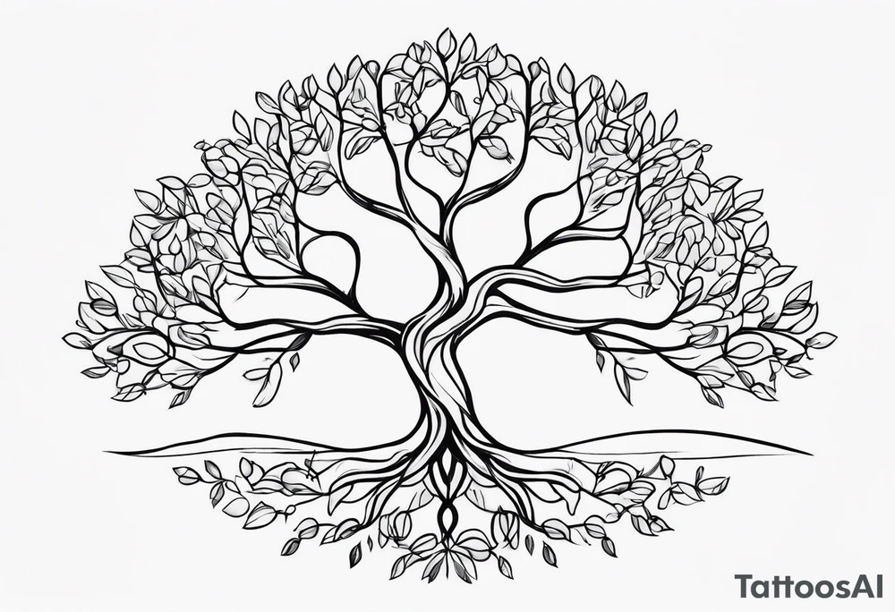 Tree seed tattoo idea