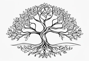 Tree seed tattoo idea