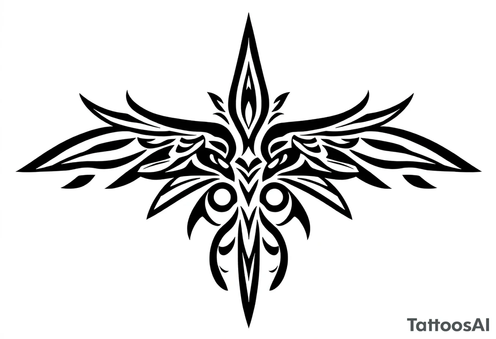 new zealand maori tattoo from the tribe of ngati kahu signifying safe travels, strength and growth tattoo idea