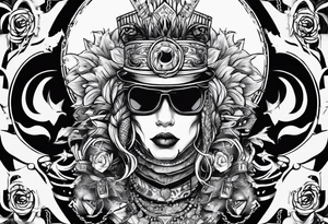 punk rocker tattoo idea
