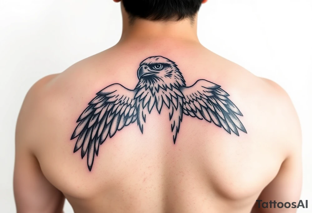 Hawks tattoo idea