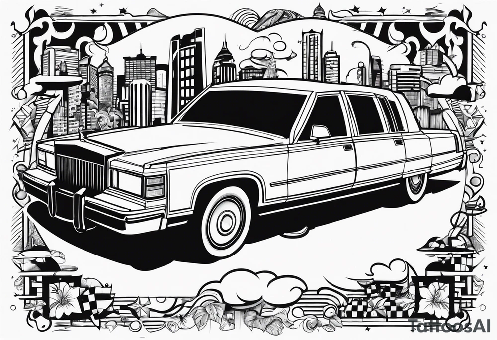 1995 town car tattoo idea