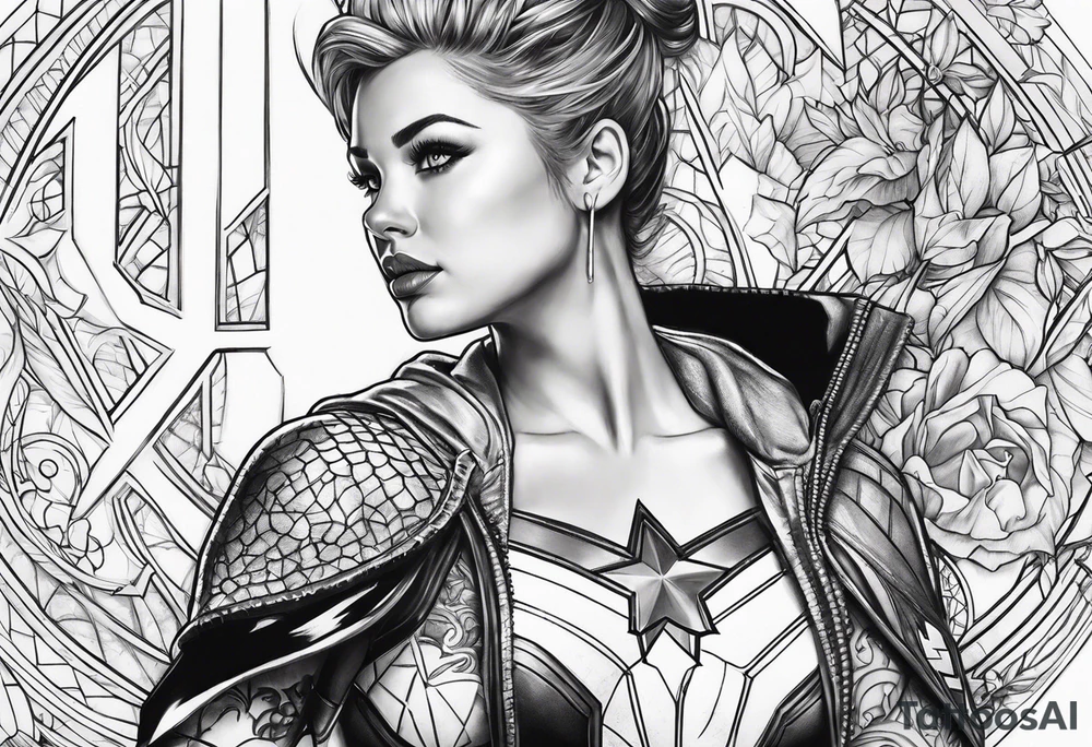 marvel tattoo idea