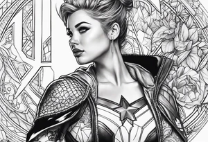 marvel tattoo idea