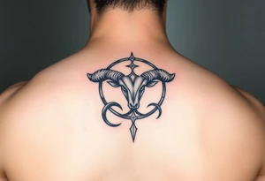 Symbols for cancer
and Taurus intertwined tattoo idea
