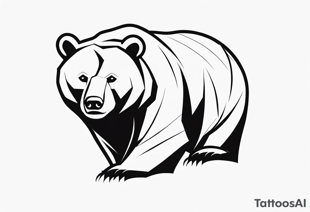 bear tattoo idea