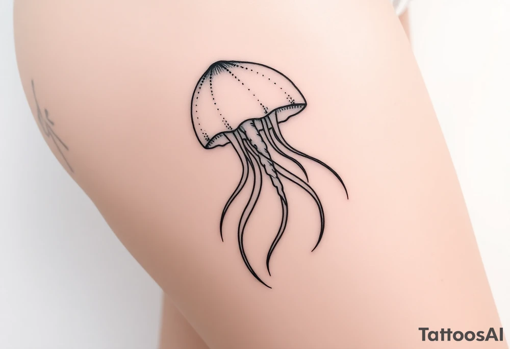 A big jellyfish tattoo tattoo idea