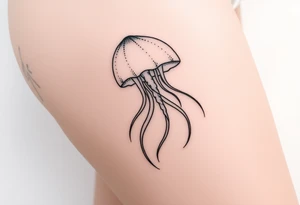 A big jellyfish tattoo tattoo idea