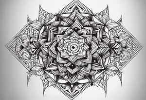 Грустный скелет, сидит и думает о бытие tattoo idea